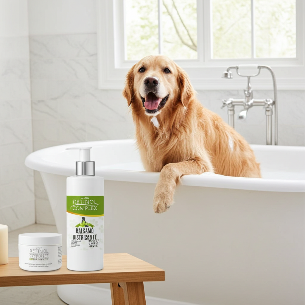 Acondicionador Desenredante 200 ml para Mascotas – Suavidad y Brillo Profesional