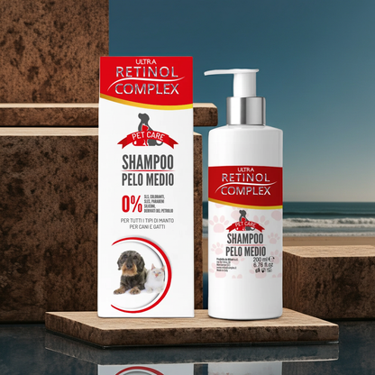 Kit Premium de Baño para Perros 3 en 1 – Limpieza Profunda, Brillo Sedoso y Protección Antiparasitaria