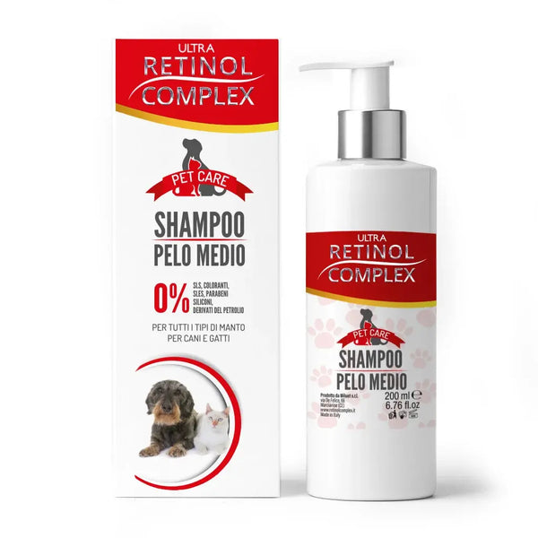 Champú Suave para Mascotas de Pelo Medio 200 ml – Brillo, Cuidado y Aroma Duradero Dropea