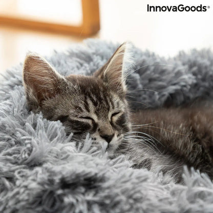 Cama antiestrés para mascotas 60 cm – Suavidad y descanso profundo Dropea