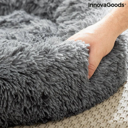 Cama antiestrés para mascotas 60 cm – Suavidad y descanso profundo Dropea