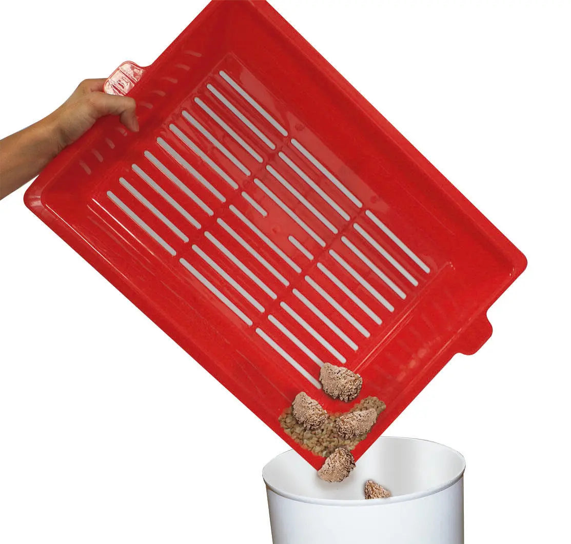 Bandeja de arena para gatos con sistema de limpieza inteligente Dropea