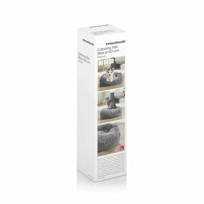 Cama antiestrés para mascotas 60 cm – Suavidad y descanso profundo Dropea