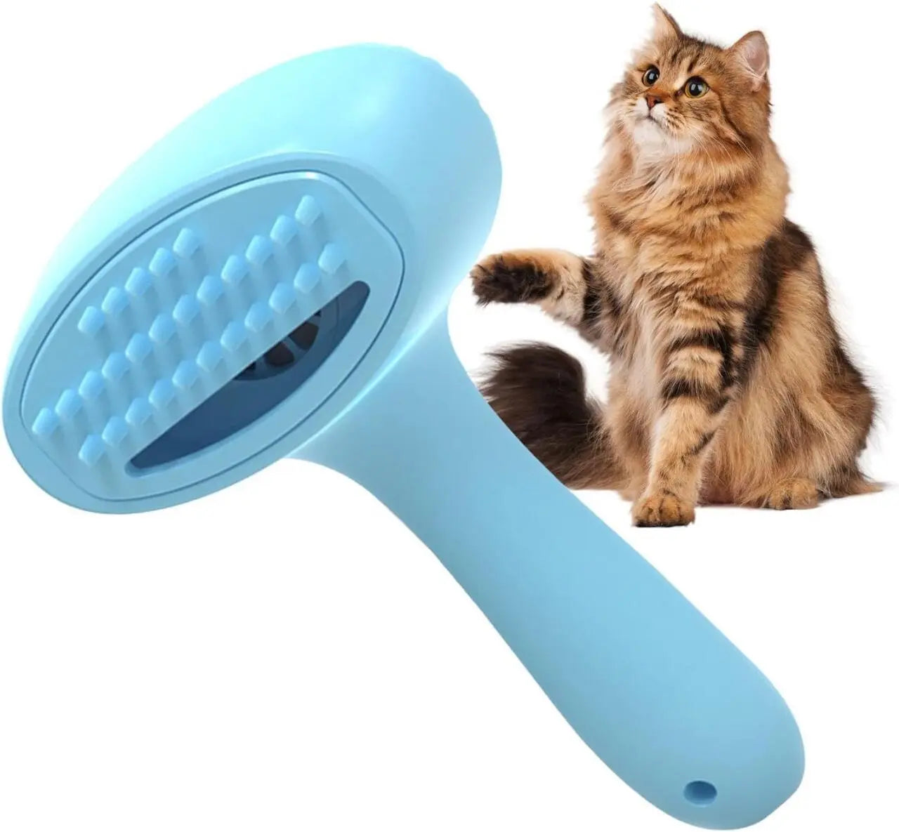 Cepillo eléctrico quitapelos para mascotas – Elimina pelo y nudos sin tirones Dropea