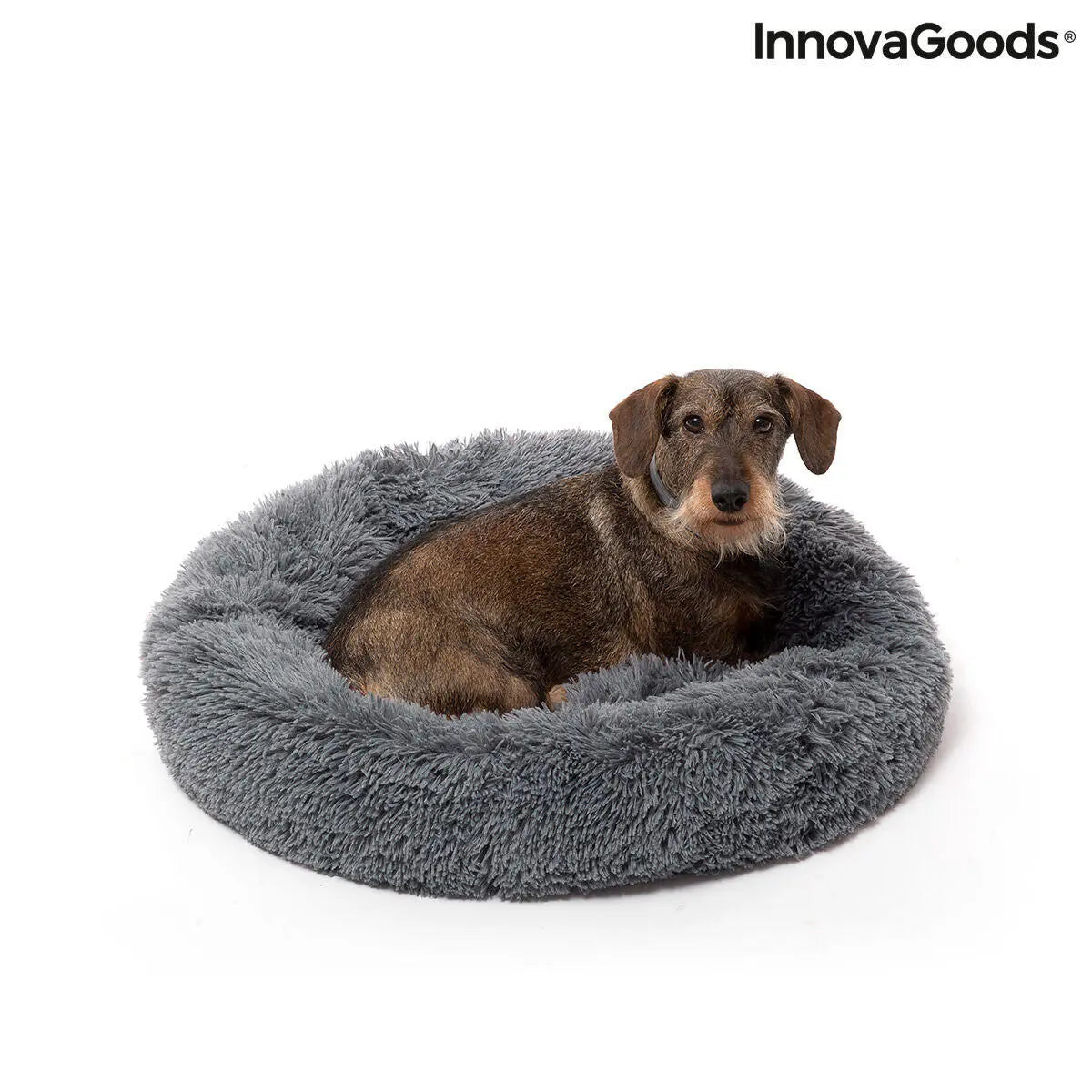 Cama antiestrés para mascotas 60 cm – Suavidad y descanso profundo Dropea